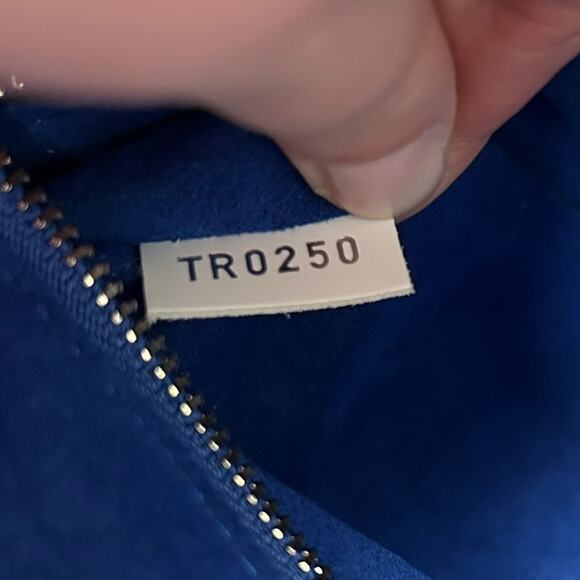 Louis Vuitton White Blue 2020 Epi On The Go MM Double Handle Tote Bag FLAW - Picture 5 of 11